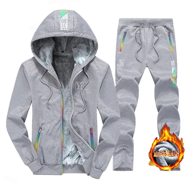 Men Black Hooded Track Suit 2025 with Rainbow Accents - Image 7