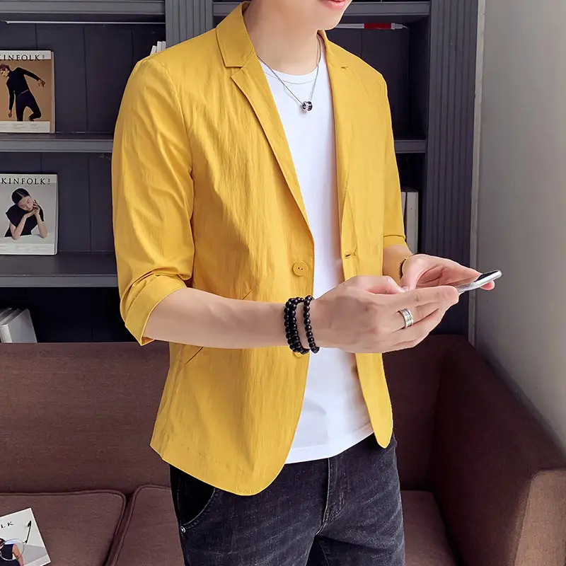 Men's Korean Style Half Sleeve Suit Sun Protective - Image 2