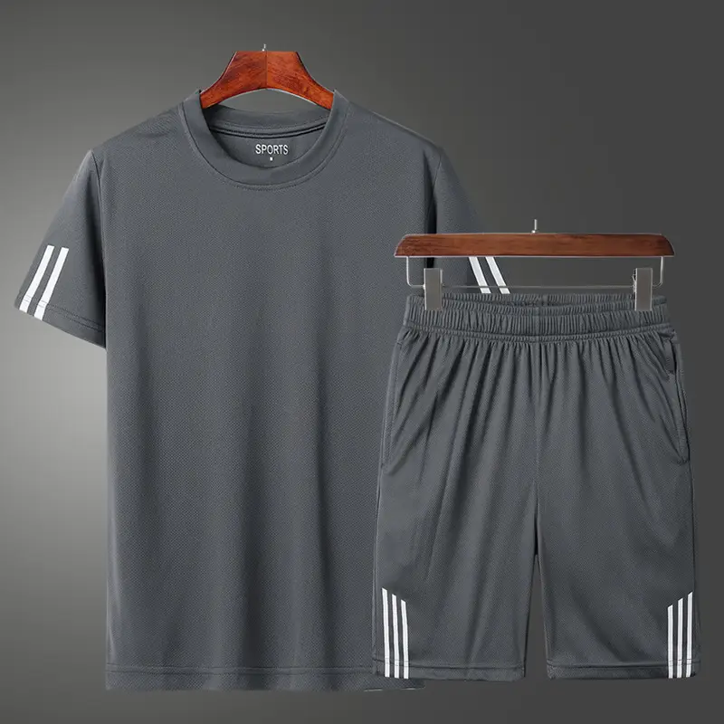 2020 Men Grey Sports Suit Super Plus Size - Image 17