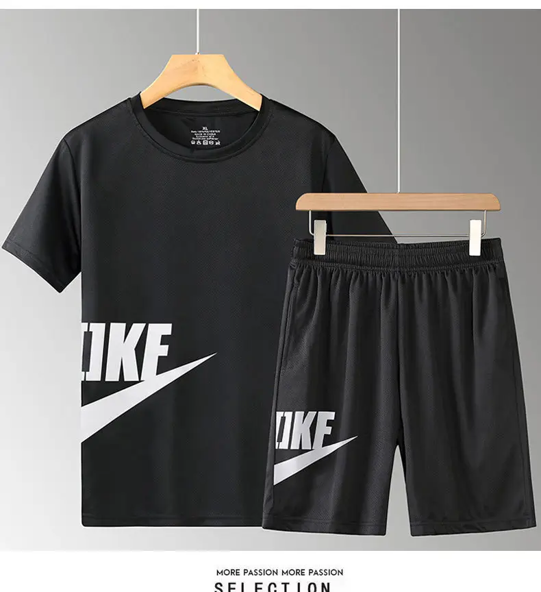 2020 Men Grey Sports Suit Super Plus Size - Image 3