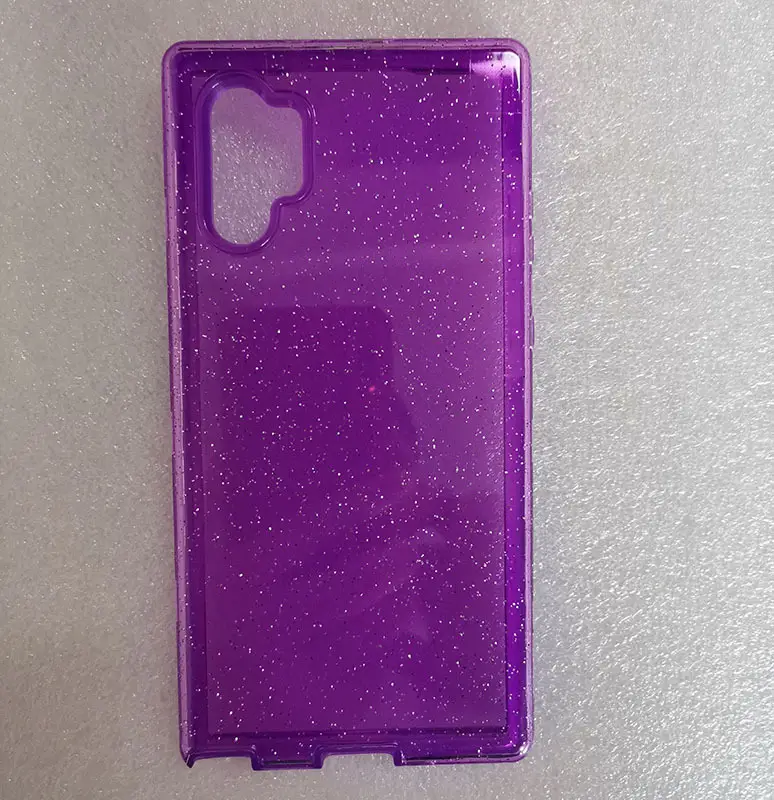 Purple Glitter 3-in-1 Phone Case for Samsung Note 10 Plus - Image 3