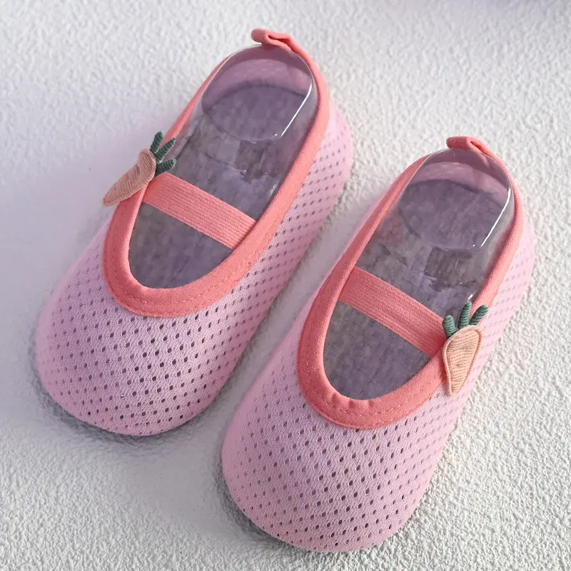 Baby Floor Shoes Grey Transparent Strap 1-3Yrs