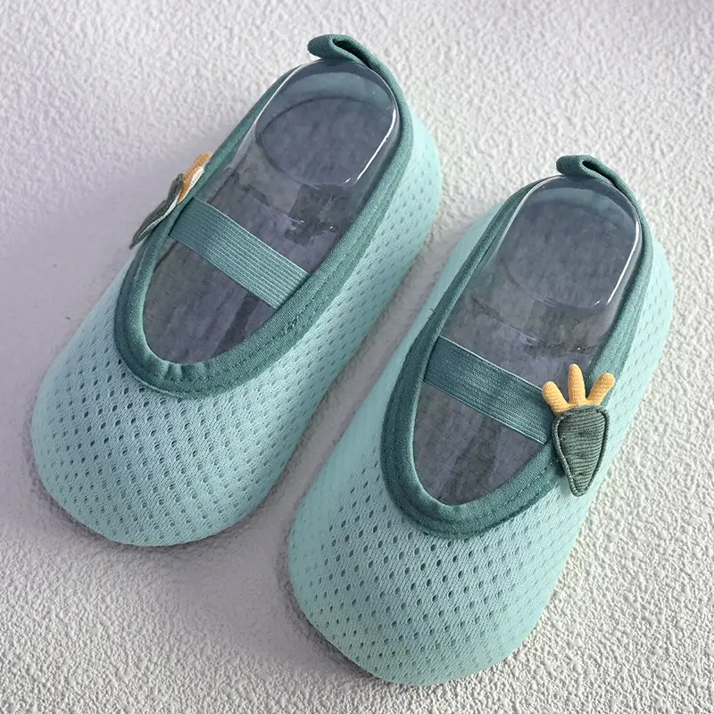 Baby Floor Shoes Grey Transparent Strap 1-3Yrs
