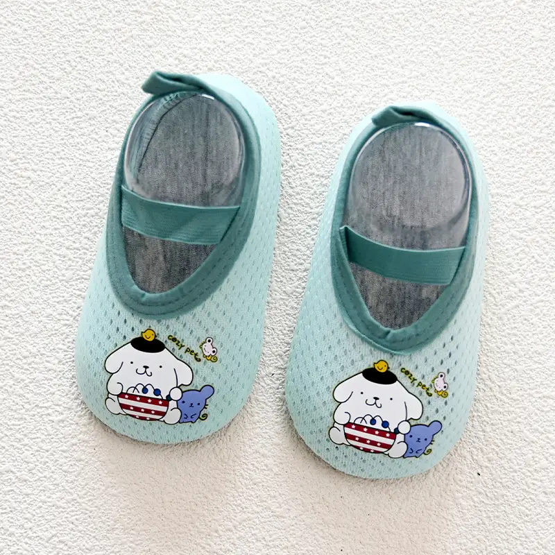 Baby Floor Shoes Grey Transparent Strap 1-3Yrs