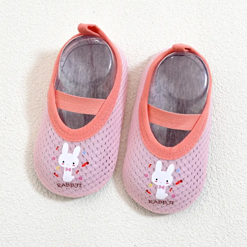 Baby Floor Shoes Grey Transparent Strap 1-3Yrs