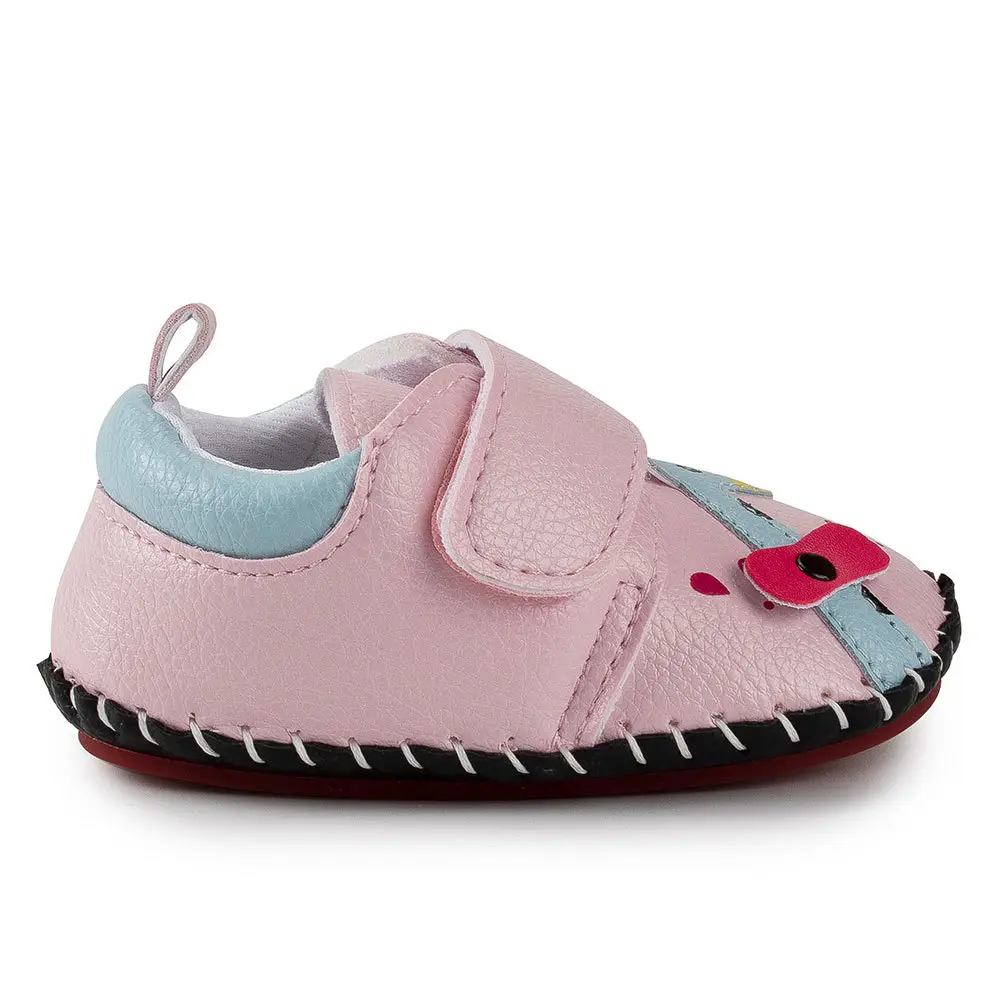 Pink Floral Baby Shoes for Toddler Non-Slip