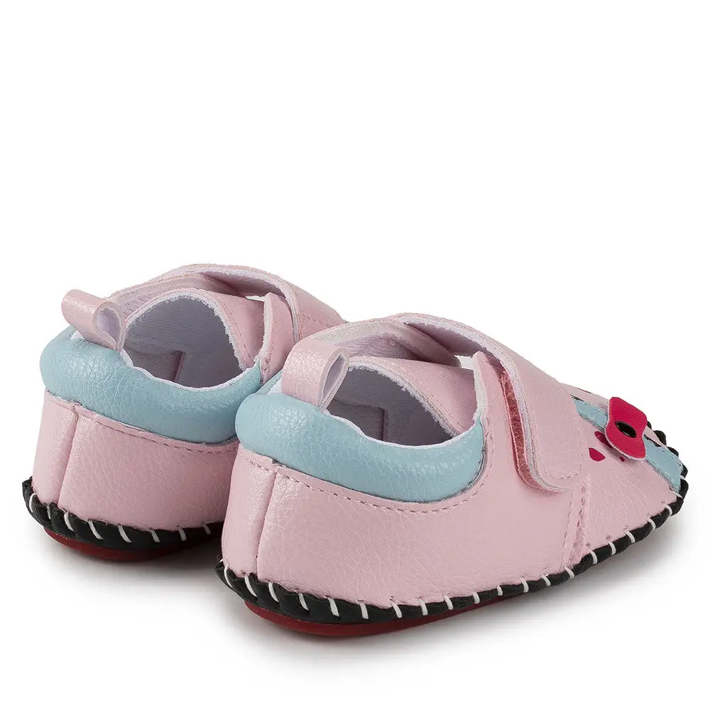 Pink Floral Baby Shoes for Toddler Non-Slip