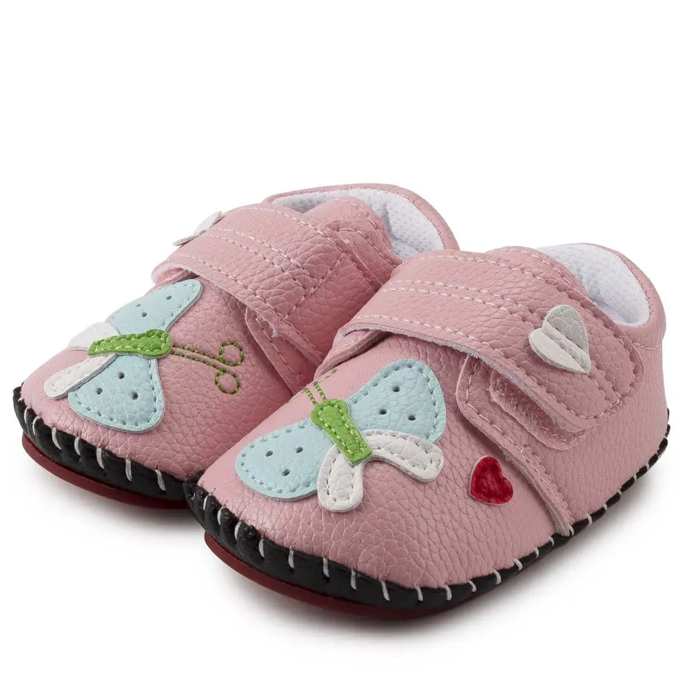 Pink Floral Baby Shoes for Toddler Non-Slip