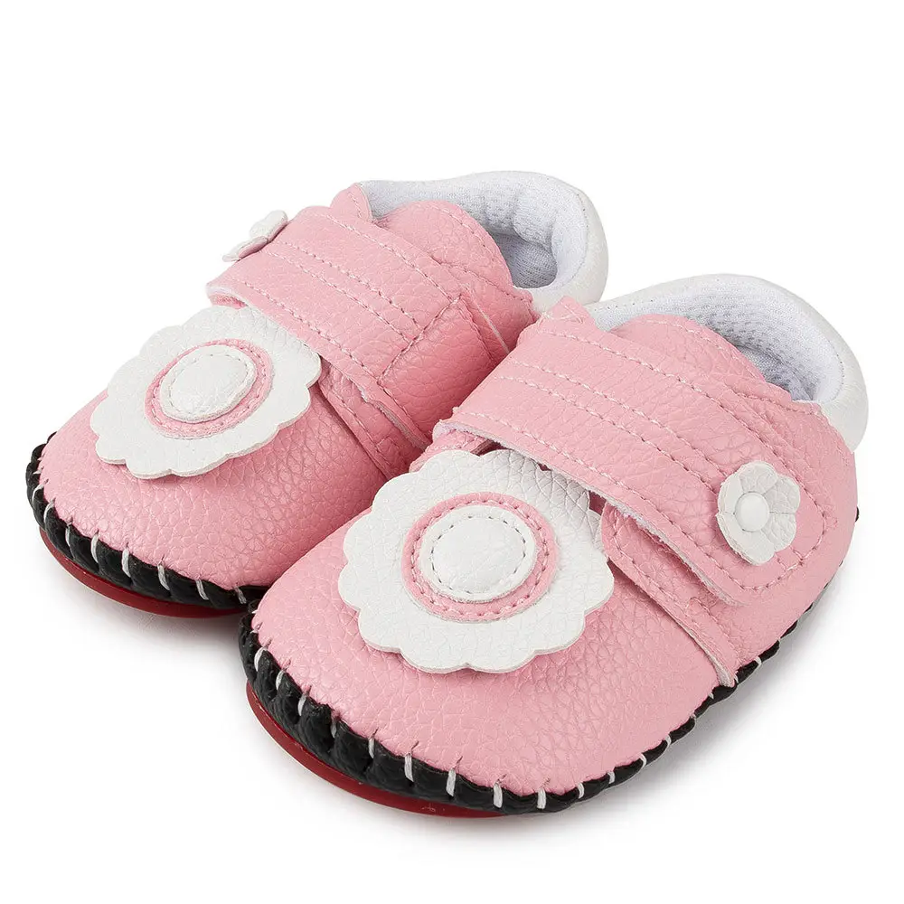 Pink Floral Baby Shoes for Toddler Non-Slip