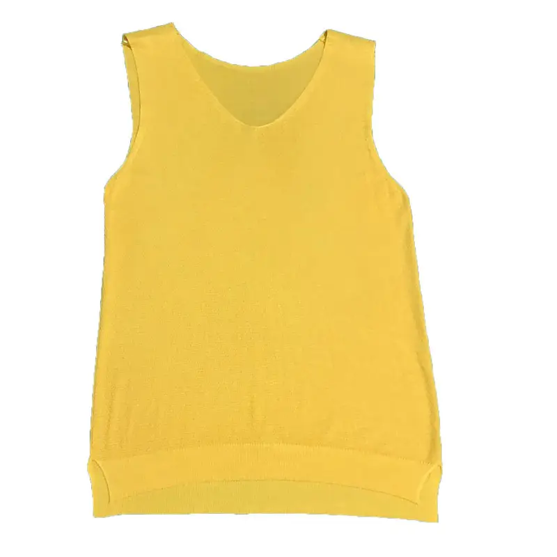 Summer V-Neck Knitted Vest Solid Color Slimming - Image 18