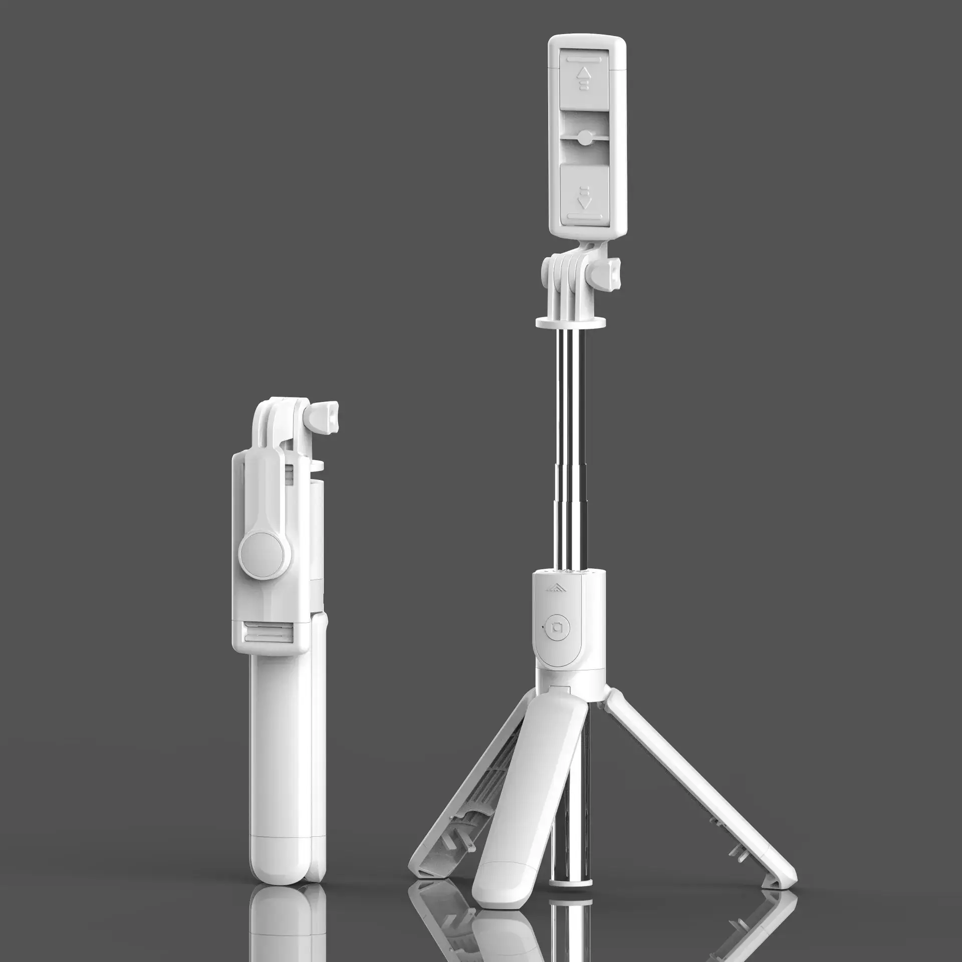 Basic version white (70cm Bluetooth remote control stainless steel tube)