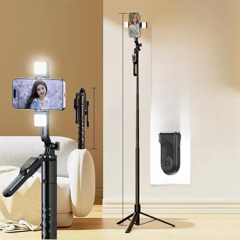 Universal Bluetooth Selfie Stick Tripod with Hidden Mount - Image 6