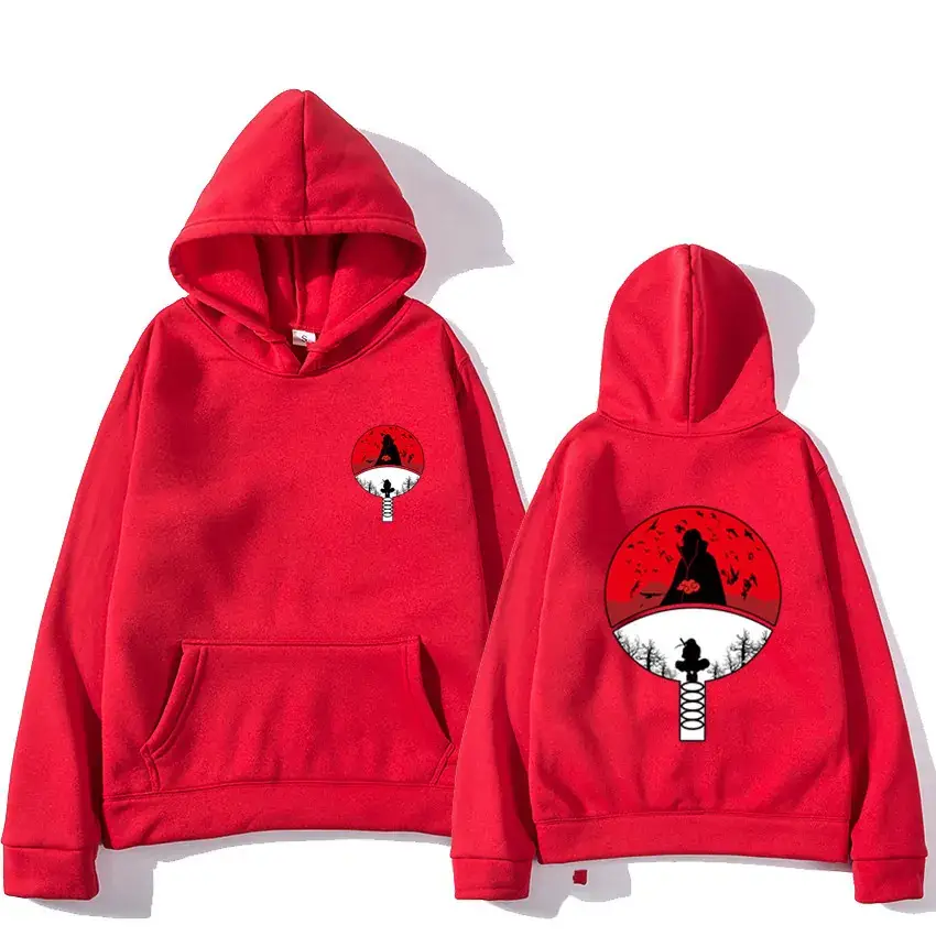 Naruto Anime Hoodie Set Yellow Velvet Hooded - Image 11