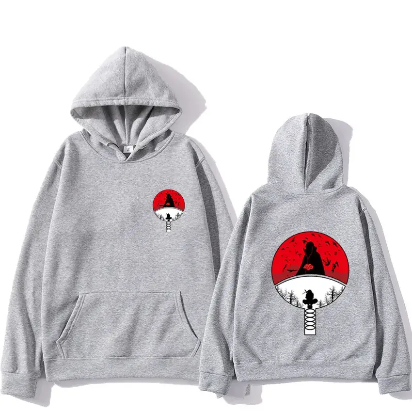 Naruto Anime Hoodie Set Yellow Velvet Hooded - Image 13