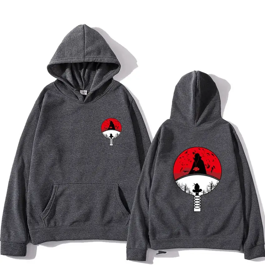Naruto Anime Hoodie Set Yellow Velvet Hooded - Image 14