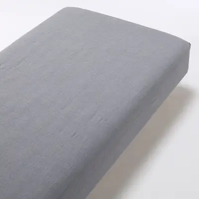 Japanese-Style Muji Bed Sheet, Single Piece, Pure Cotton, Double Bed, Nordic Style, Solid Color, Single Bed, All-Cotton Duvet Cover, Simple Design