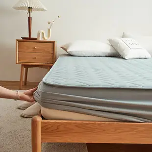 Japanese-Style Muji Bed Sheet, Single Piece, Pure Cotton, Double Bed, Nordic Style, Solid Color, Single Bed, All-Cotton Duvet Cover, Simple Design — feature 3
