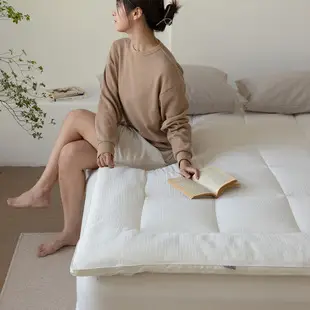 Japanese-Style Muji Bed Sheet, Single Piece, Pure Cotton, Double Bed, Nordic Style, Solid Color, Single Bed, All-Cotton Duvet Cover, Simple Design — feature 7