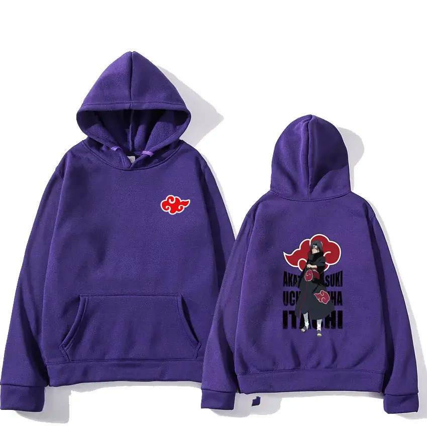 Naruto Anime Hoodie Plus Velvet Jacket Men Women - Image 29