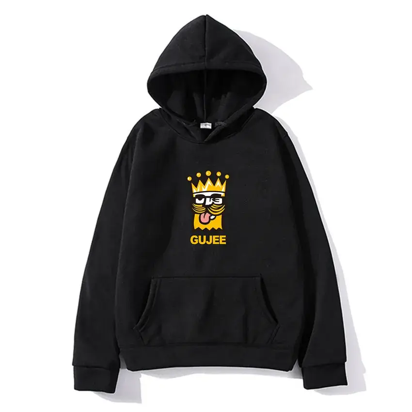 Orange Hot King Printed Hoodie for Men - Image 26