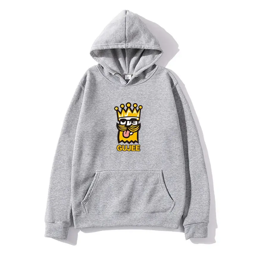 Orange Hot King Printed Hoodie for Men - Image 13