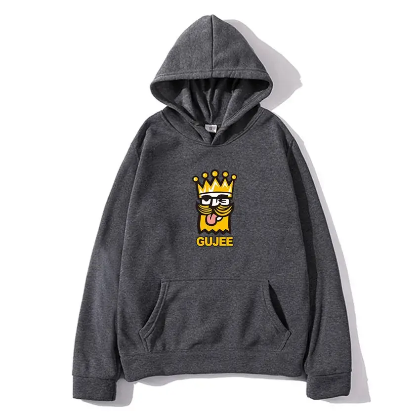 Orange Hot King Printed Hoodie for Men - Image 14