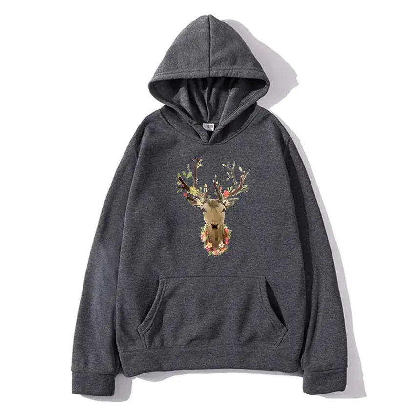 Orange Hot King Printed Hoodie for Men - Image 4