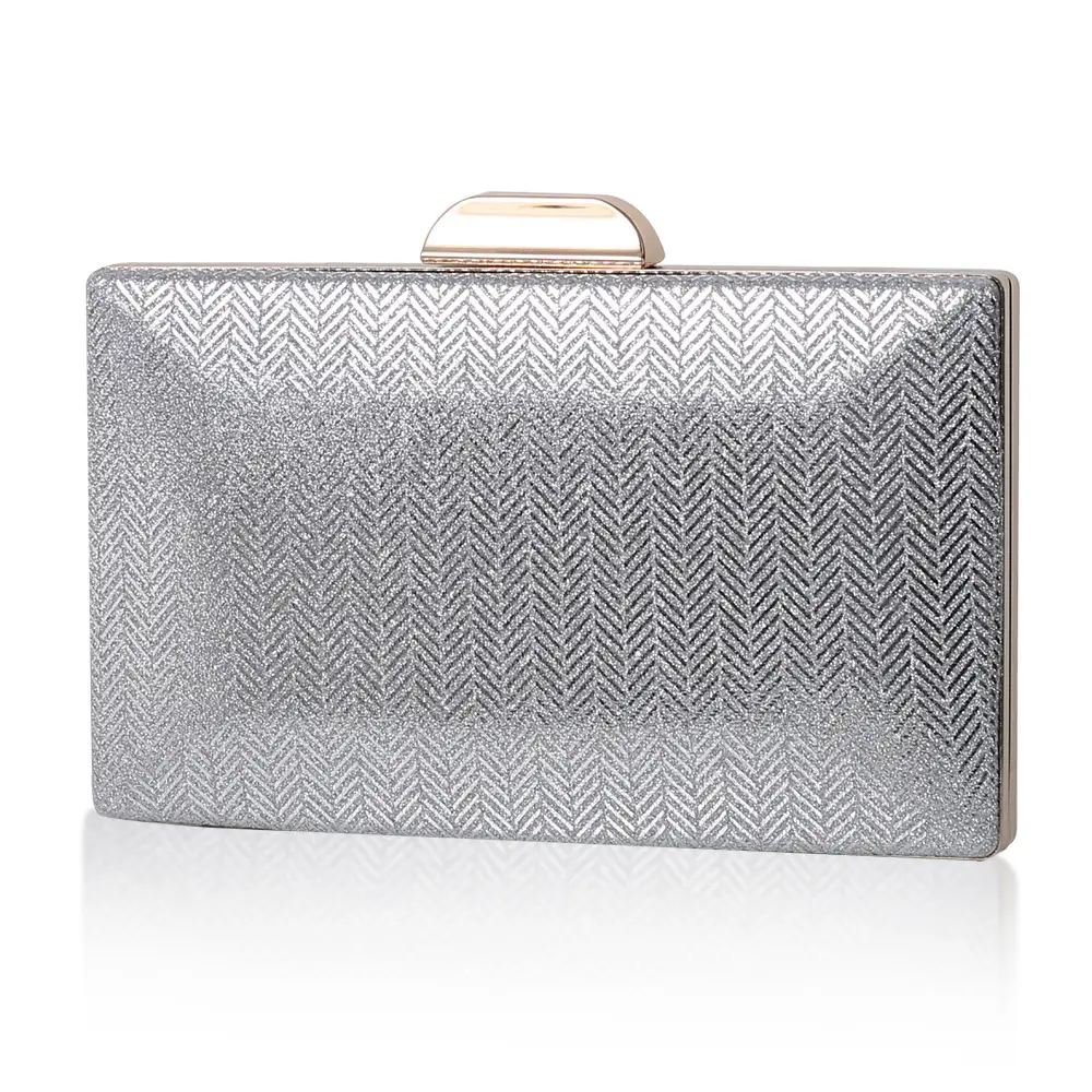 Black Gold PU Clutch Bag for Women - Image 8