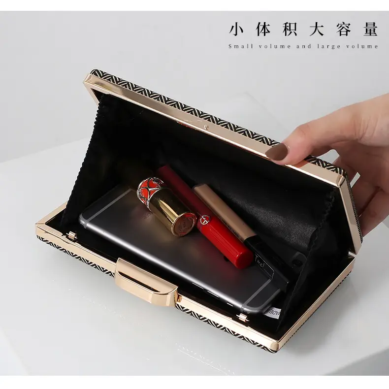 Black Gold PU Clutch Bag for Women — feature 11