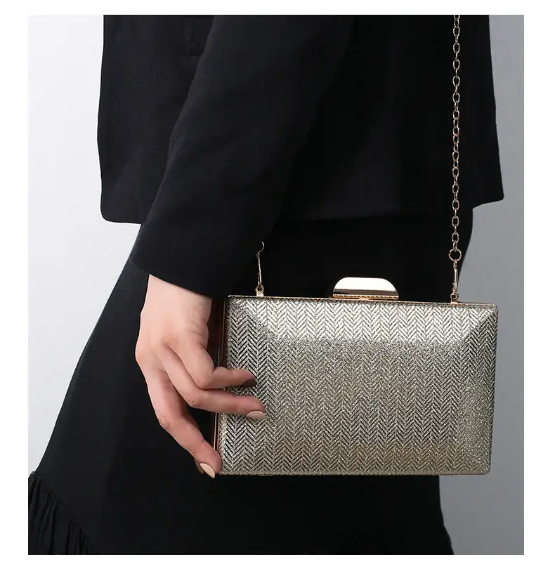Black Gold PU Clutch Bag for Women — feature 13