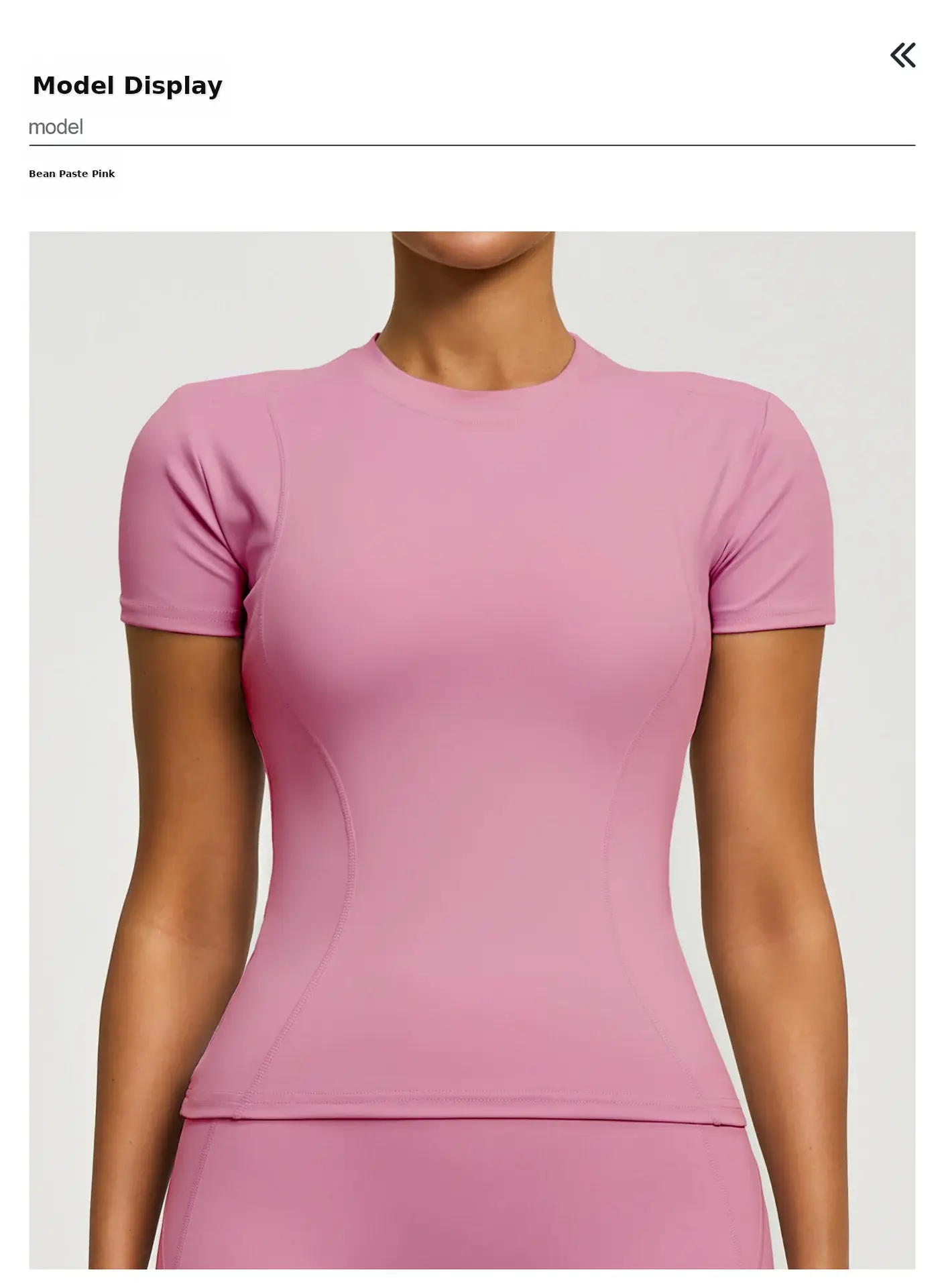 Pink Tight Fitting Women's T-Shirt for Running & Yoga — feature 23