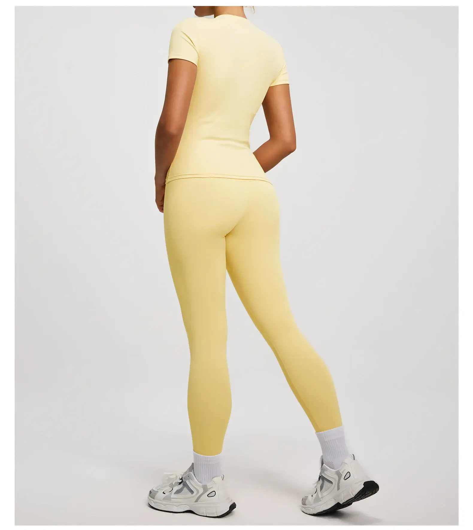 Pink Tight Fitting Women's T-Shirt for Running & Yoga — feature 27