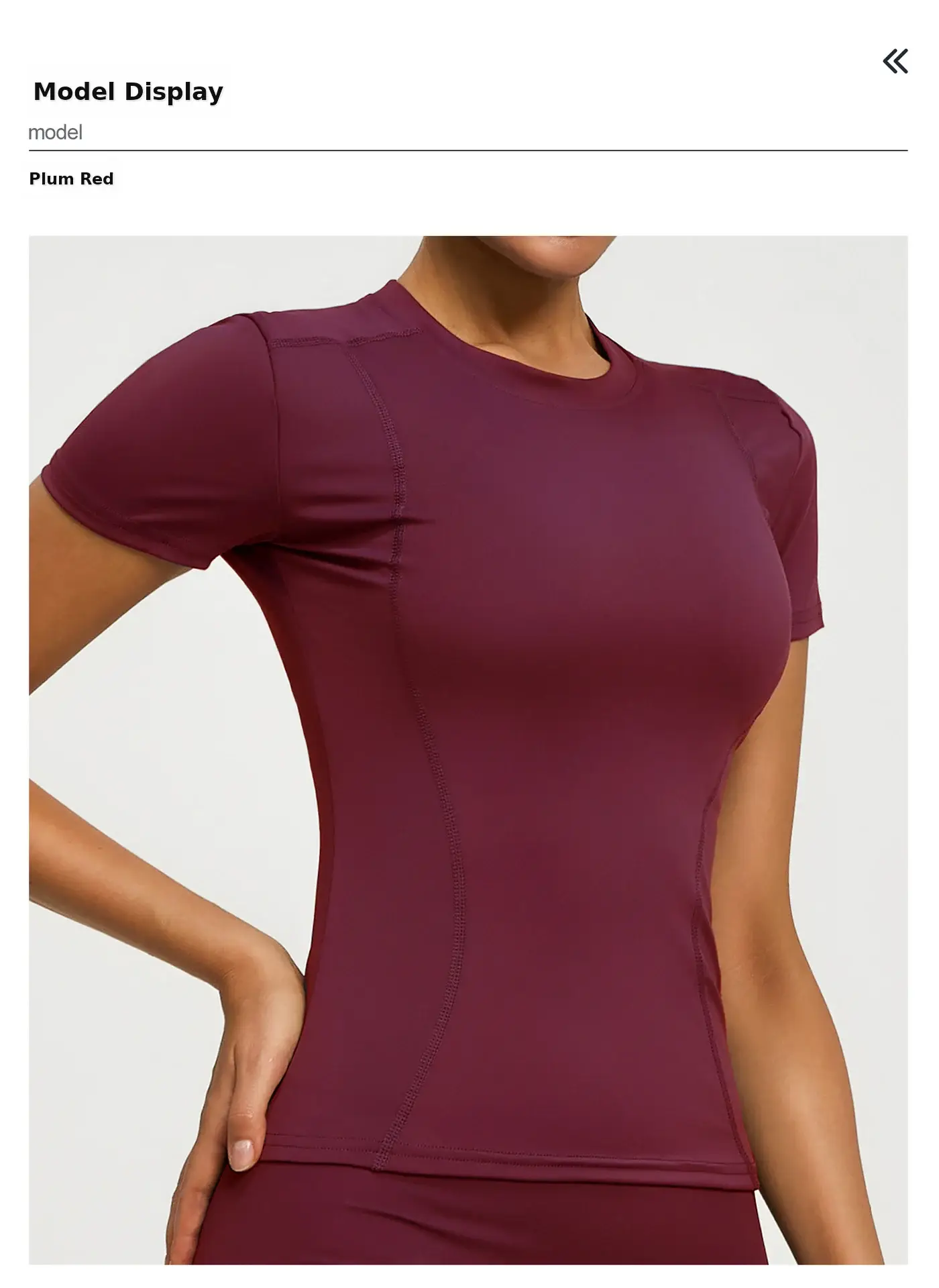 Pink Tight Fitting Women's T-Shirt for Running & Yoga — feature 29