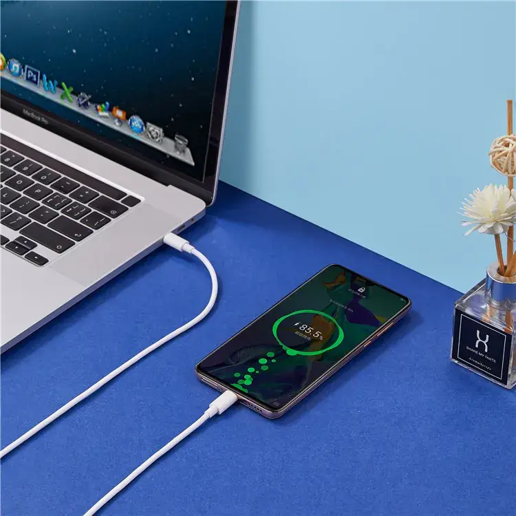 3A Male Charging Cable 60W Type-C Mobile