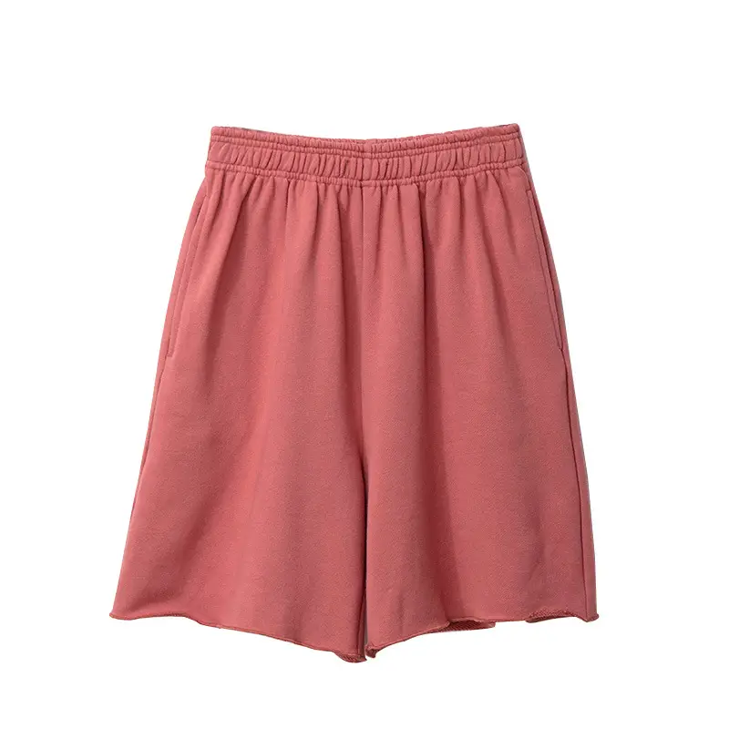 High-Waist Five-Point Pants Unisex Casual Mid-Length