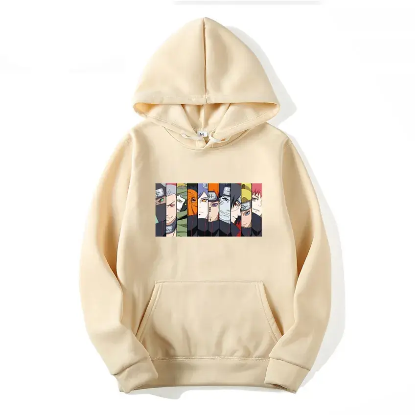Pink Naruto Graphic Hoodie for Men Women Fleece Lined - Image 36