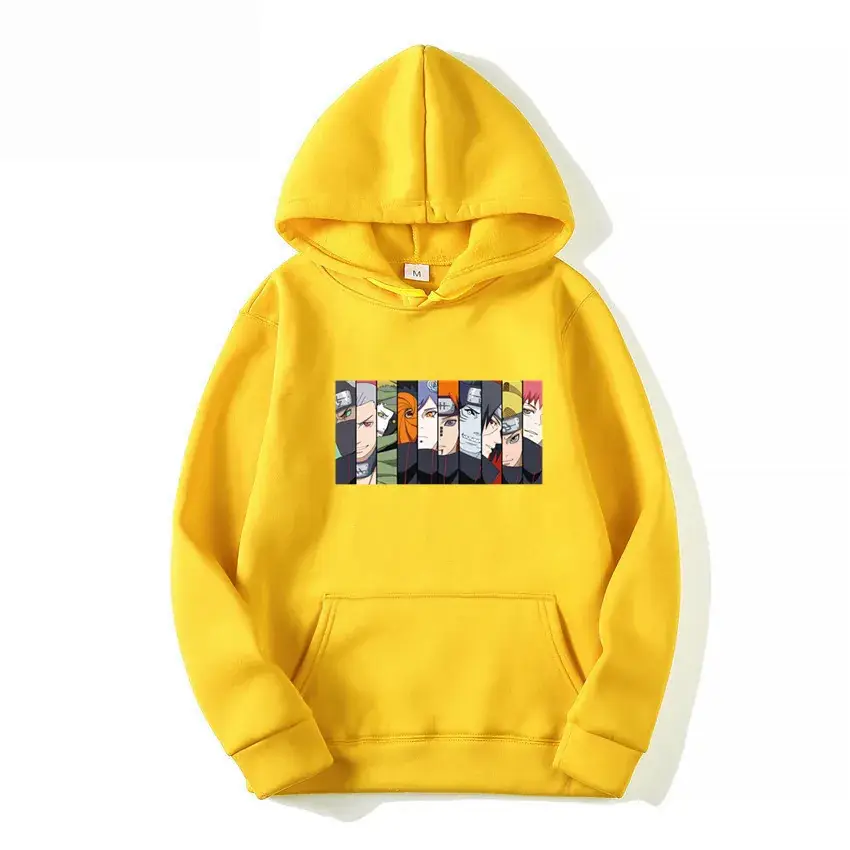 Pink Naruto Graphic Hoodie for Men Women Fleece Lined - Image 10