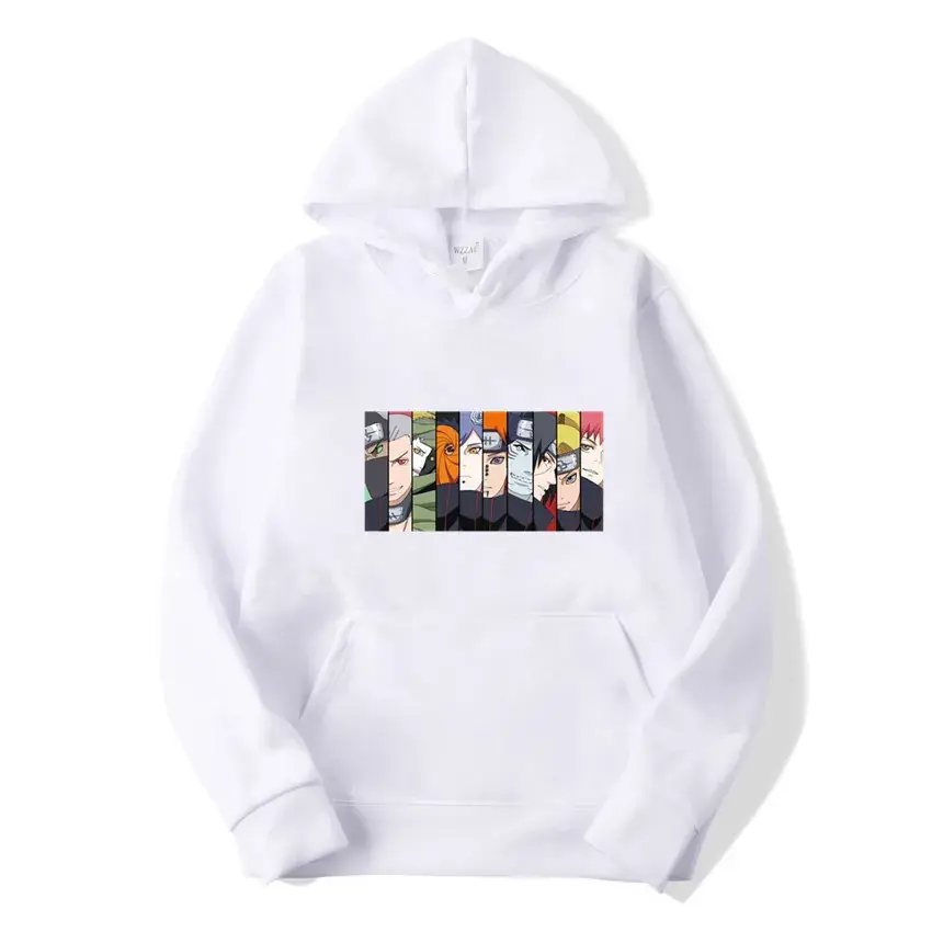 Pink Naruto Graphic Hoodie for Men Women Fleece Lined - Image 11