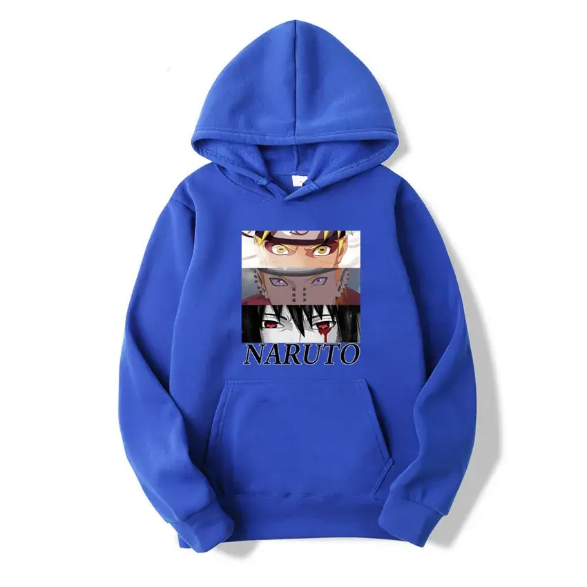Pink Naruto Graphic Hoodie for Men Women Fleece Lined - Image 14