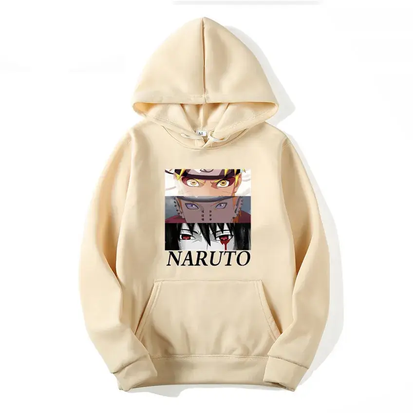 Pink Naruto Graphic Hoodie for Men Women Fleece Lined - Image 18