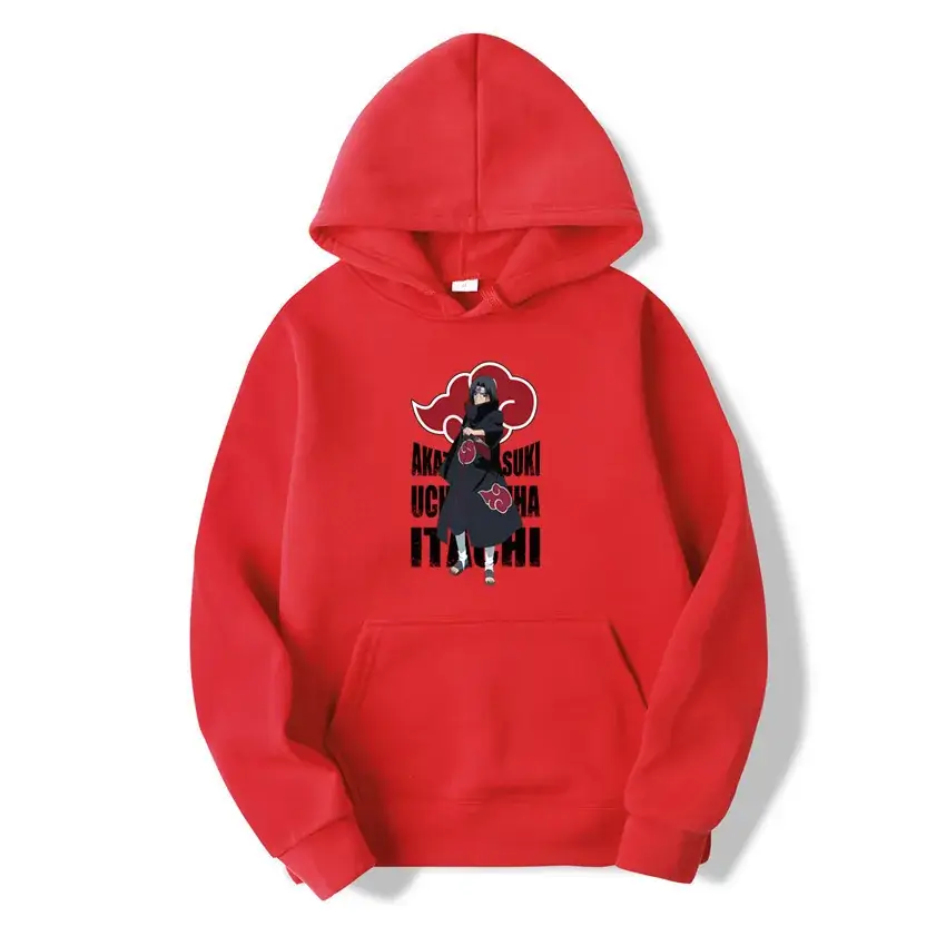 Pink Naruto Graphic Hoodie for Men Women Fleece Lined - Image 23