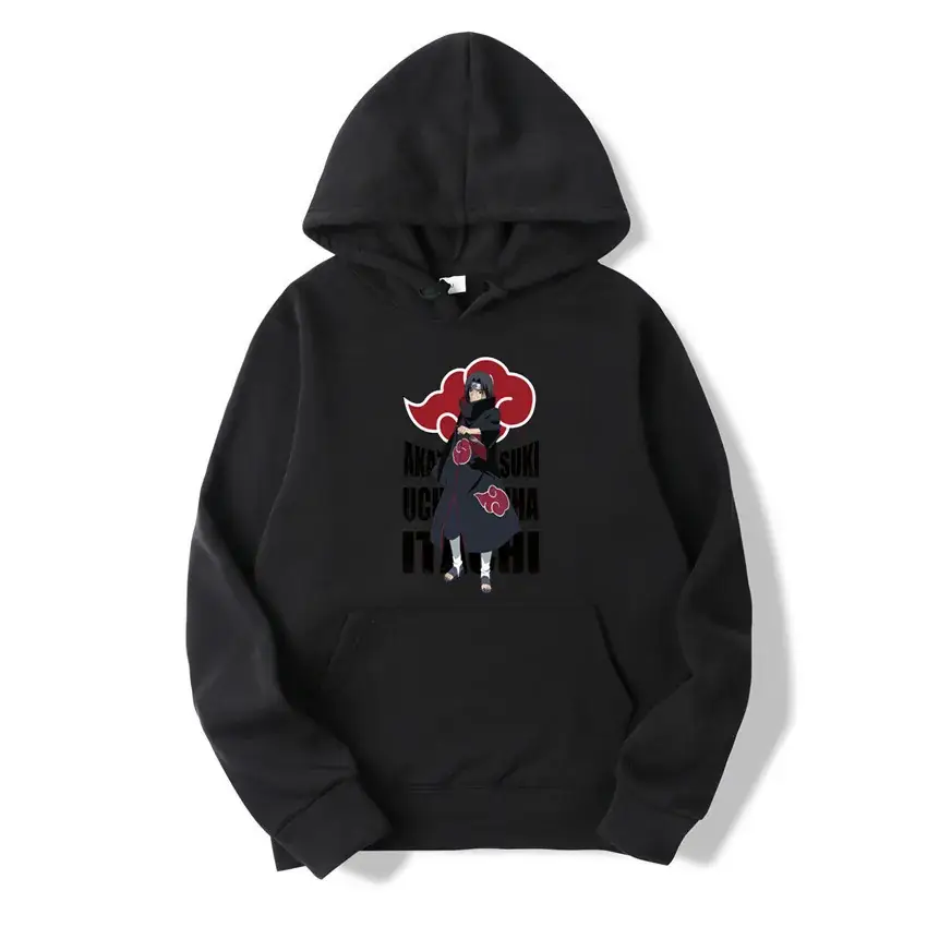 Pink Naruto Graphic Hoodie for Men Women Fleece Lined - Image 24