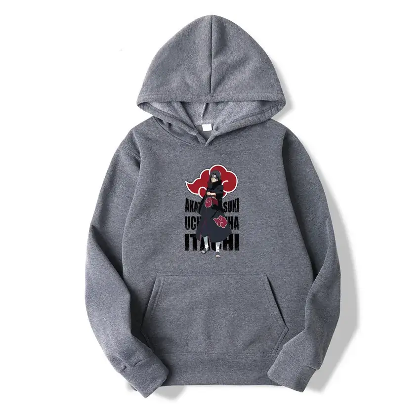 Pink Naruto Graphic Hoodie for Men Women Fleece Lined - Image 26
