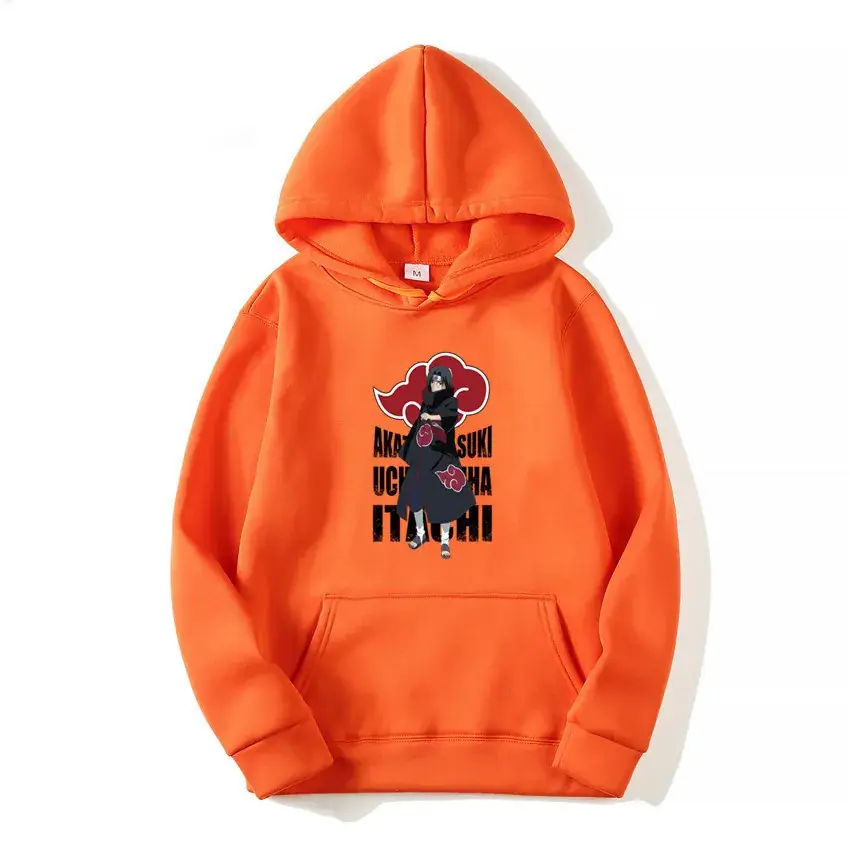 Pink Naruto Graphic Hoodie for Men Women Fleece Lined - Image 28