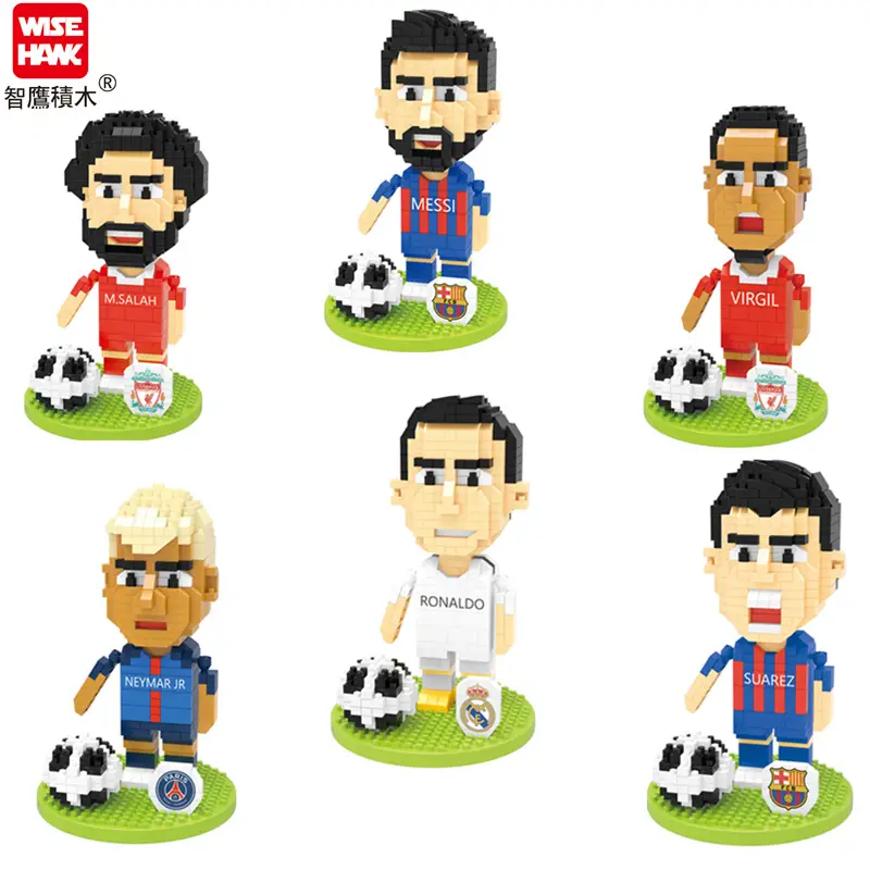Zhiying Football Player Micro-Particle Building Blocks Set — feature 2