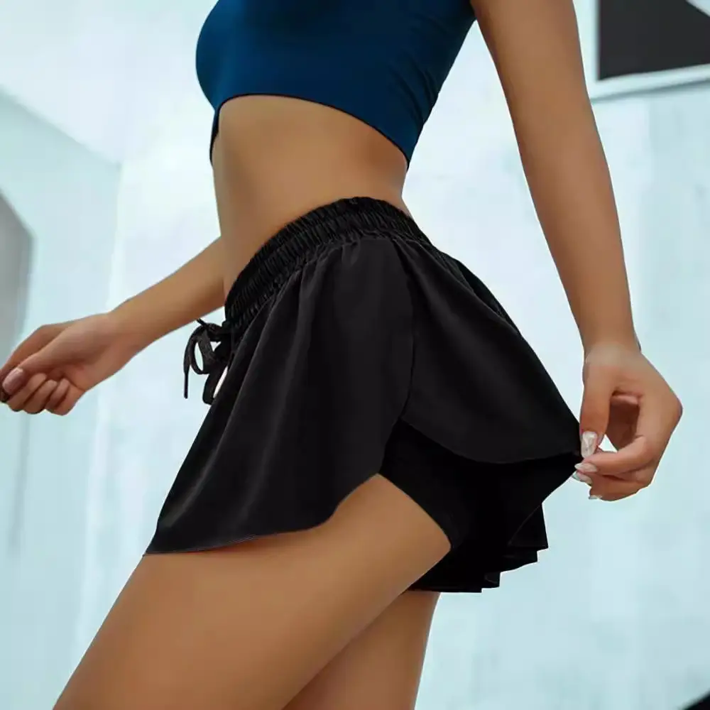 Pink Elastic Waist Shorts for Women - Image 9