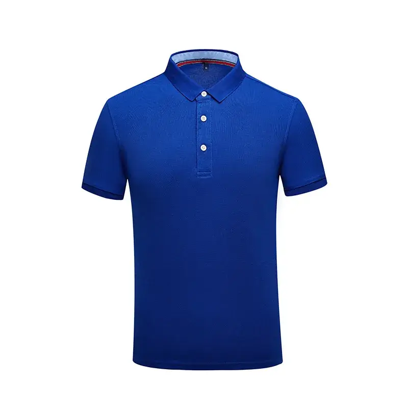 Men's Red Polo Shirt with Logo Embroidery - Image 4