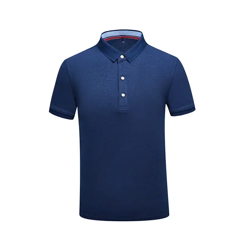 Men's Red Polo Shirt with Logo Embroidery - Image 5