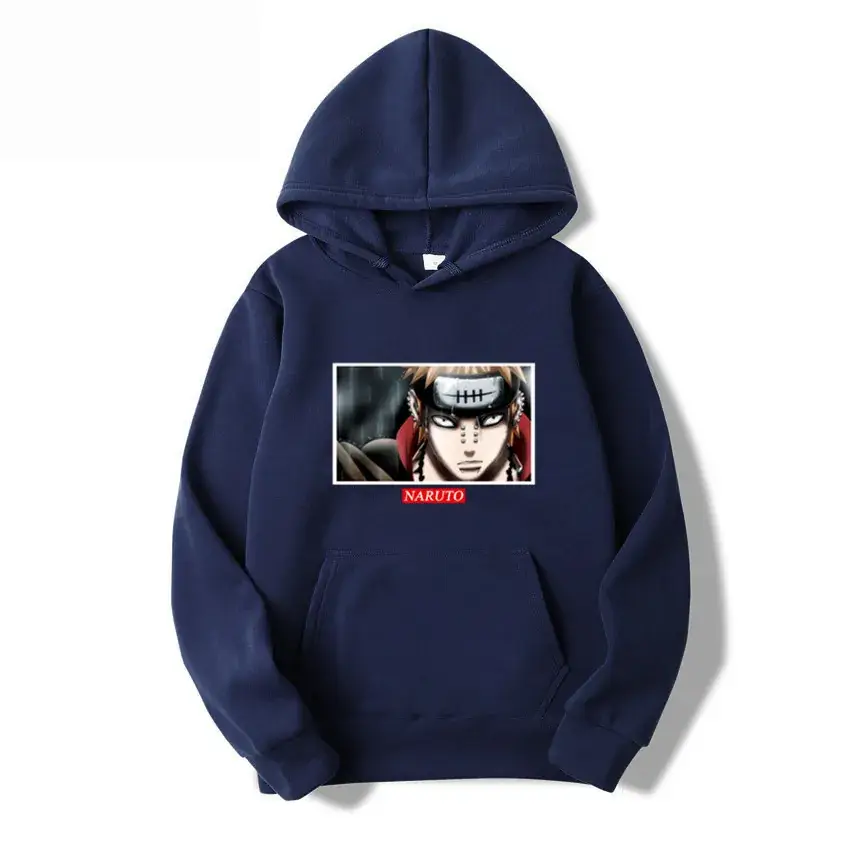 White Naruto Anime Hoodie for Men Women - Image 12