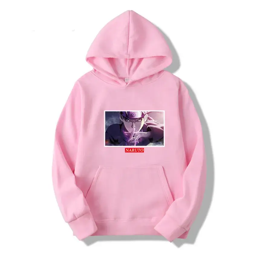 White Naruto Anime Hoodie for Men Women - Image 17